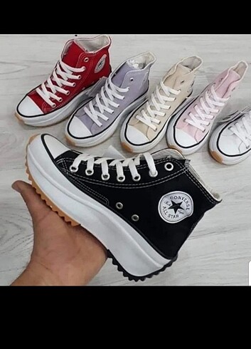 CONVERS RUN STAR ????üst kalite Beyaz 36 37 38 .39 40 Siyah 