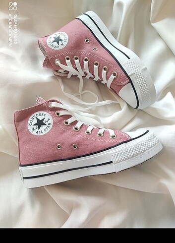 Converse Converse All Star pastel pembe   ???? ?? Platform taban ??Topu