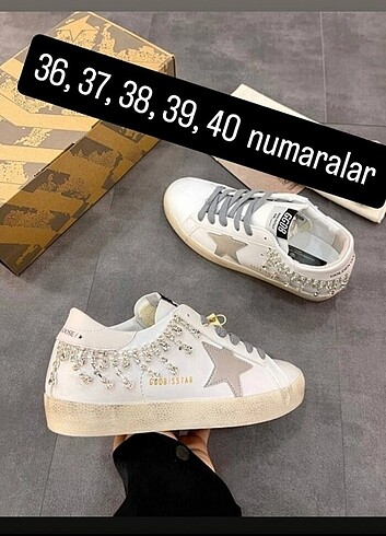 36 Beden beyaz Renk GOLDEN GOOSE ???? GOOD QUALITY SHOES Kadın spor ayakkabı Si