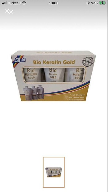 Bio keratin gold