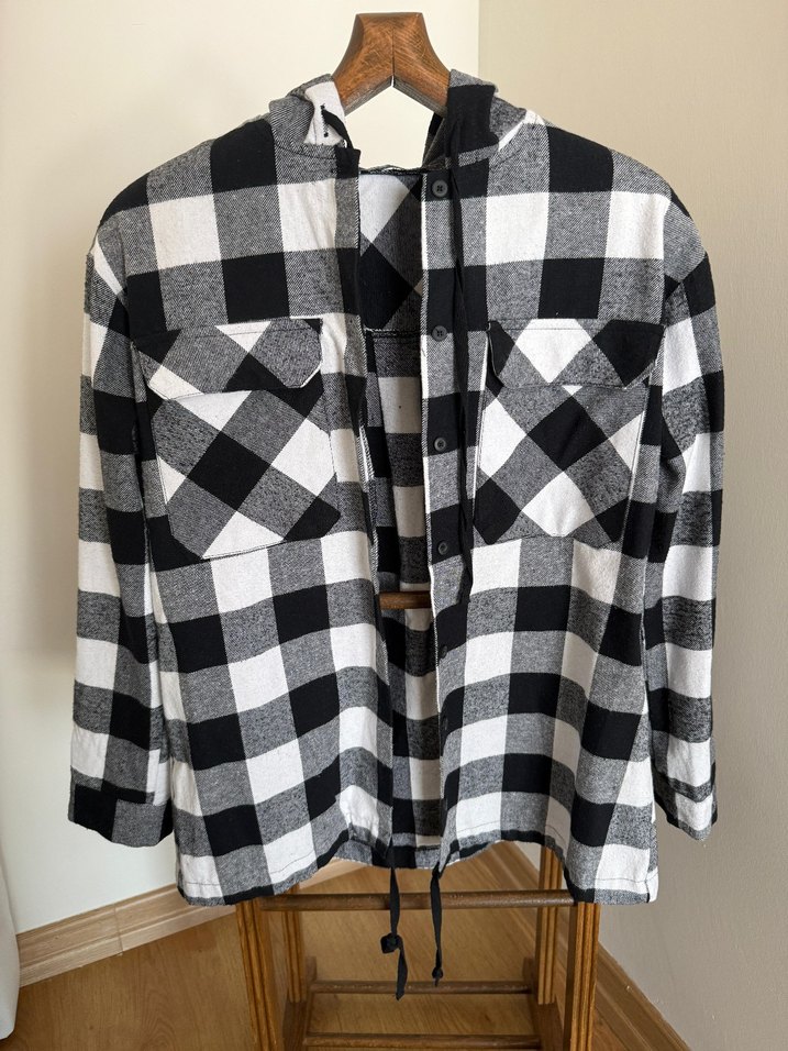 TRENDYOLMİLLA Ekose Desenli Salaş Kadın Gömlek - Görsel 2