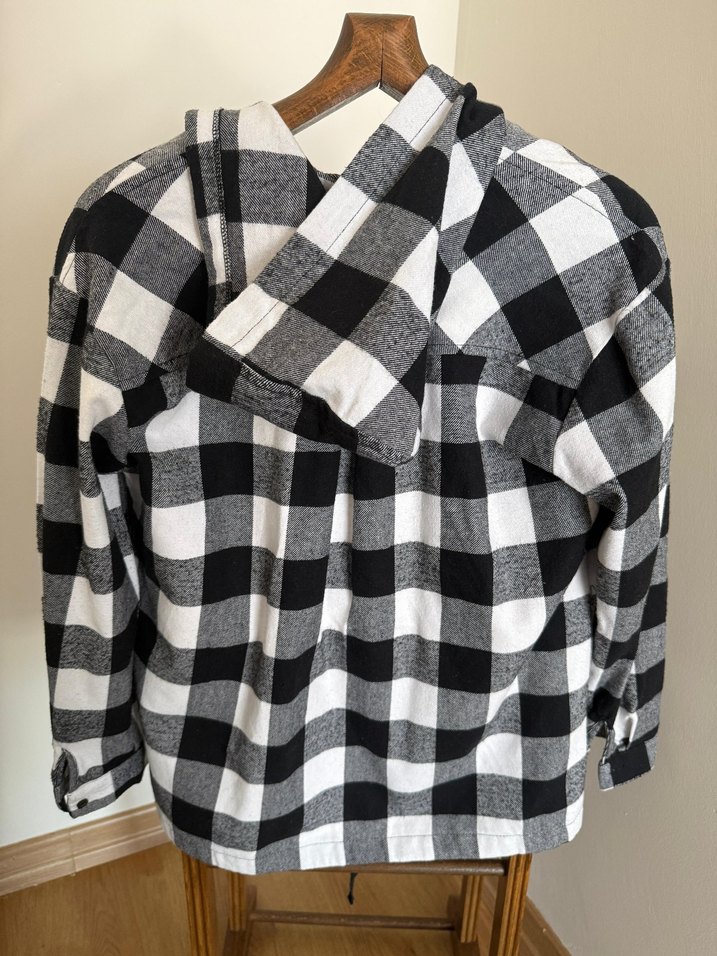 TRENDYOLMİLLA Ekose Desenli Salaş Kadın Gömlek - Görsel 4