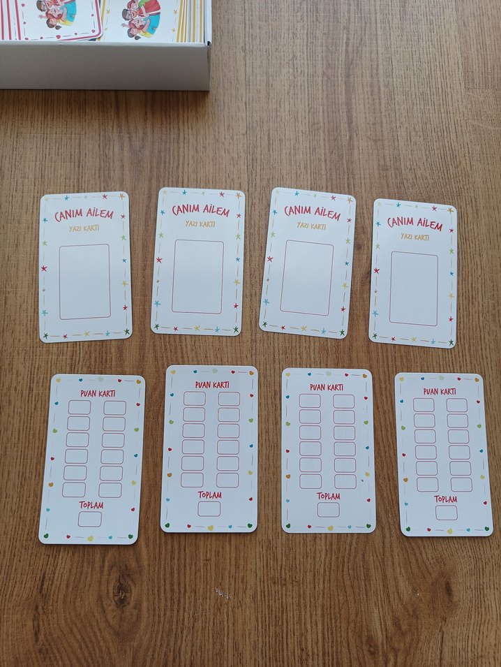 CANIM AİLEM Eğlenceli Aile Oyunu - 72 Kart - Görsel 4