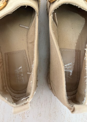 ZARA Bej Kadın Espadril - Görsel 4