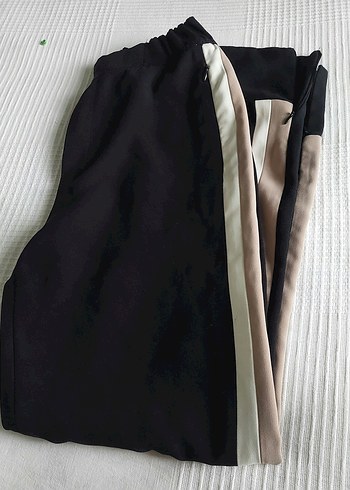 Kadın Siyah Elastik Bel Spor Pantolon - Görsel 7