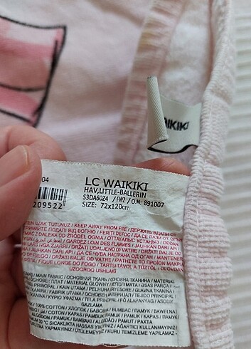 Lcw kız çocuk bornozu - Görsel 2