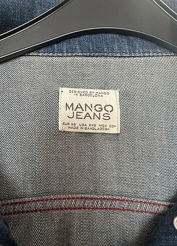 Mango jeans ceket