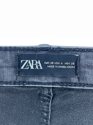 36 Beden gri Renk Zara Jean / Kot %70 İndirimli.