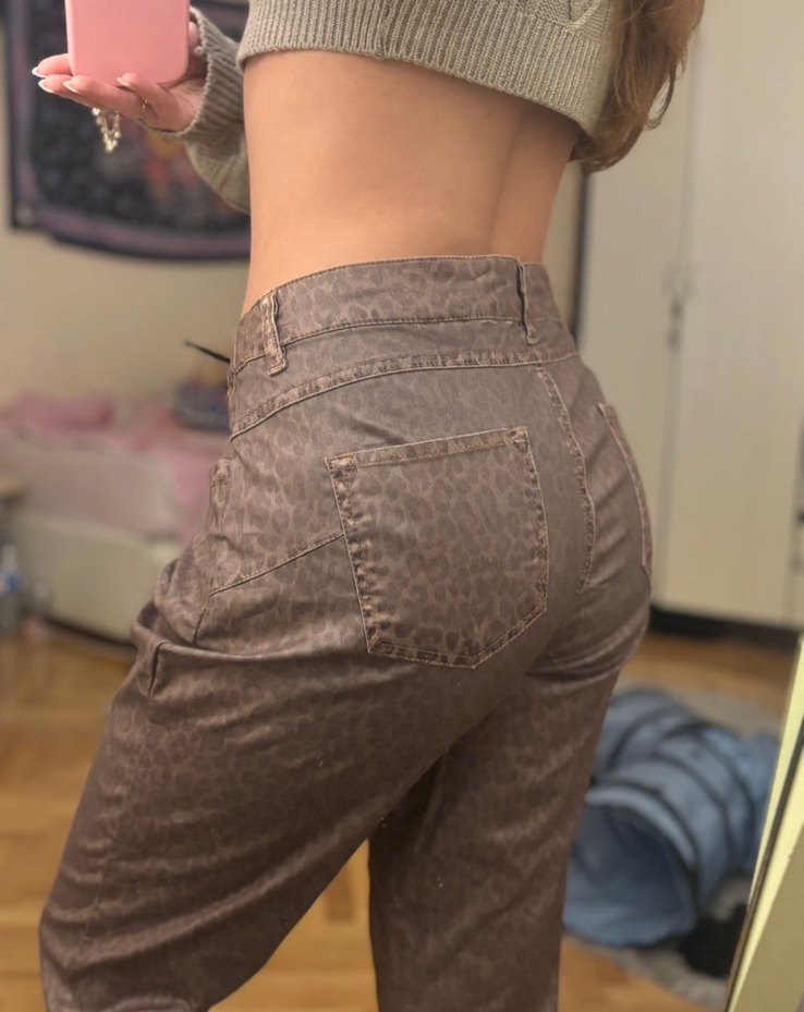 Leopar Desenli Pantolon - Görsel 3