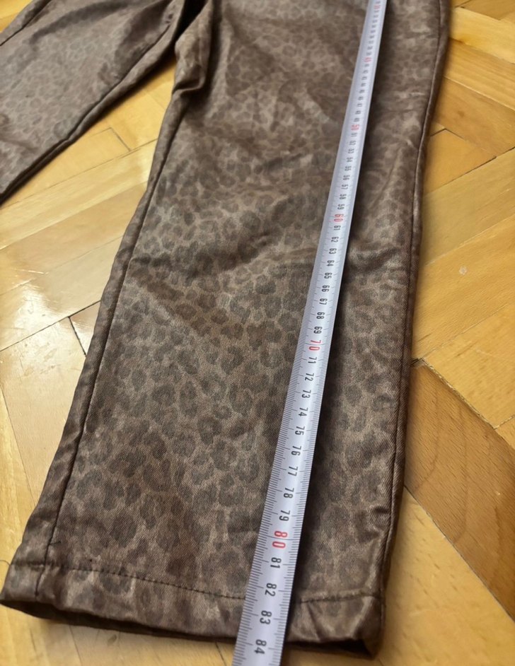 Leopar Desenli Pantolon - Görsel 5