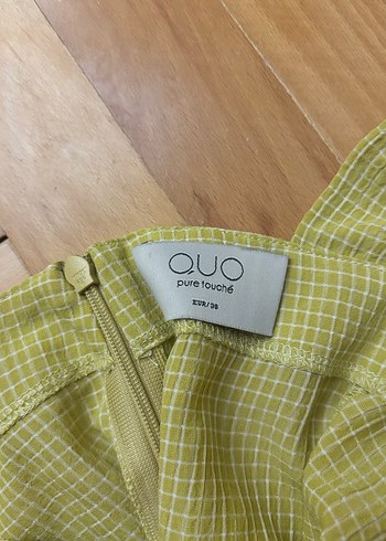 Sarı Düğmeli Midi Tulum - Görsel 6