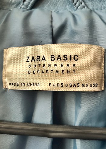 Zara Mavi Deri Ceket - Görsel 7