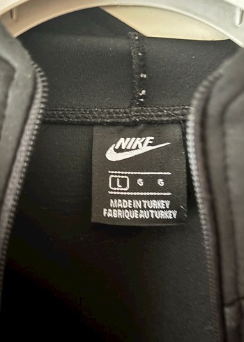 Nike Fermuarlı Siyah Erkek Sweatshirt - Görsel 4