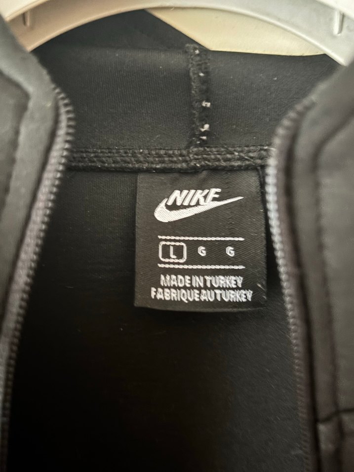 Nike Fermuarlı Siyah Erkek Sweatshirt - Görsel 4