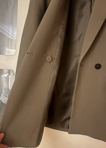 Zara Haki Blazer Ceket - Görsel 7