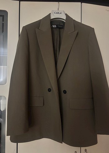 Zara Haki Blazer Ceket - Görsel 4