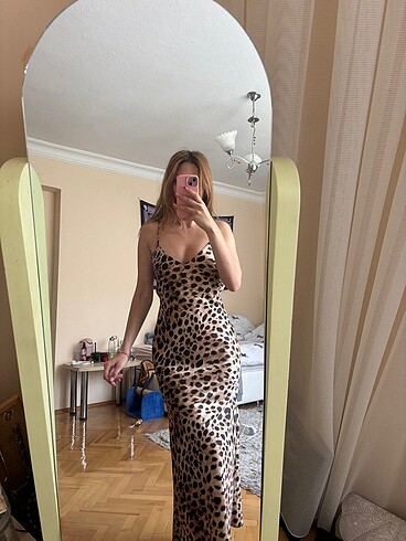 Zara Zara Leopar Elbise