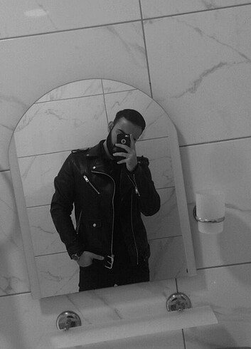 s Beden siyah Renk Pull and Bear Deri Ceket