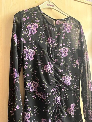 Zara Çiçekli elbise