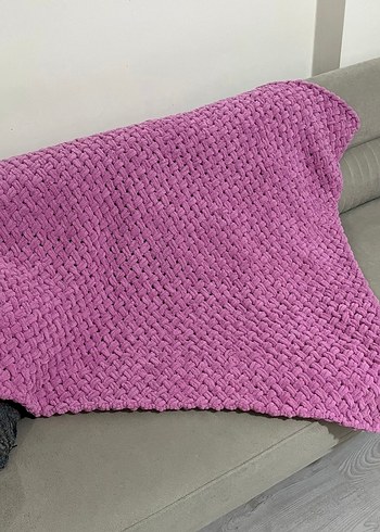 Mor Örgü Çocuk Battaniyesi - Görsel 2