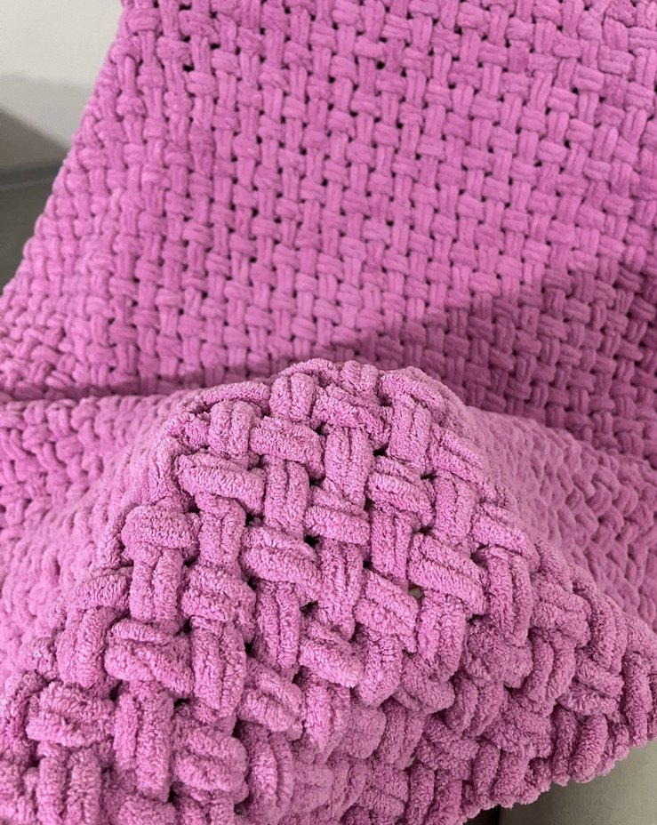 Mor Örgü Çocuk Battaniyesi - Görsel 3