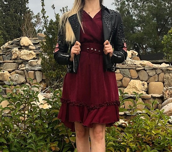 Diğer Lady deri ceket