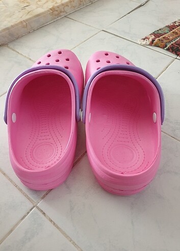 37 Beden pembe Renk Crocs terlik 