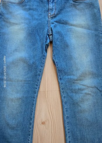 Parlak Mavi Kadın Denim Jean