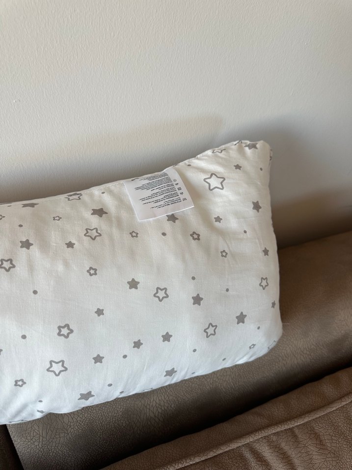 Desenli Beyaz Gri Hamile Yastığı - Görsel 5