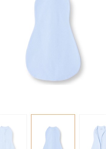 Mavi Bebek Uykusu Kundak Örtüsü yenidoğan - Görsel 3