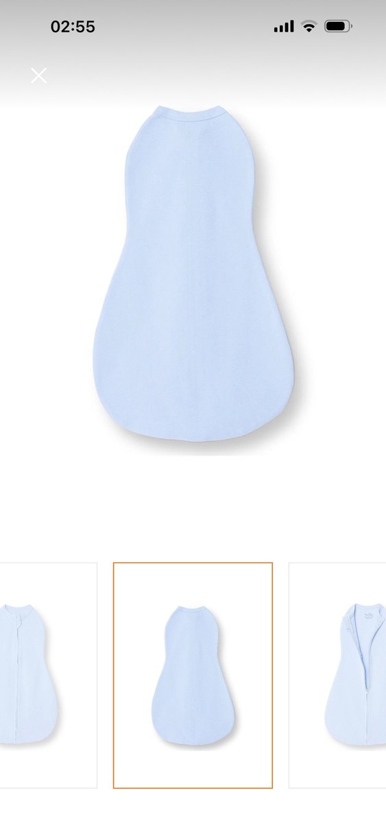 Mavi Bebek Uykusu Kundak Örtüsü yenidoğan - Görsel 3