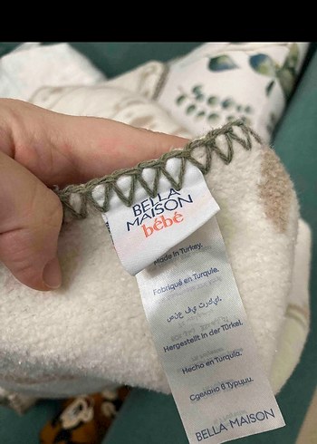 Baskılı Bej Çocuk Battaniyesi - Görsel 3