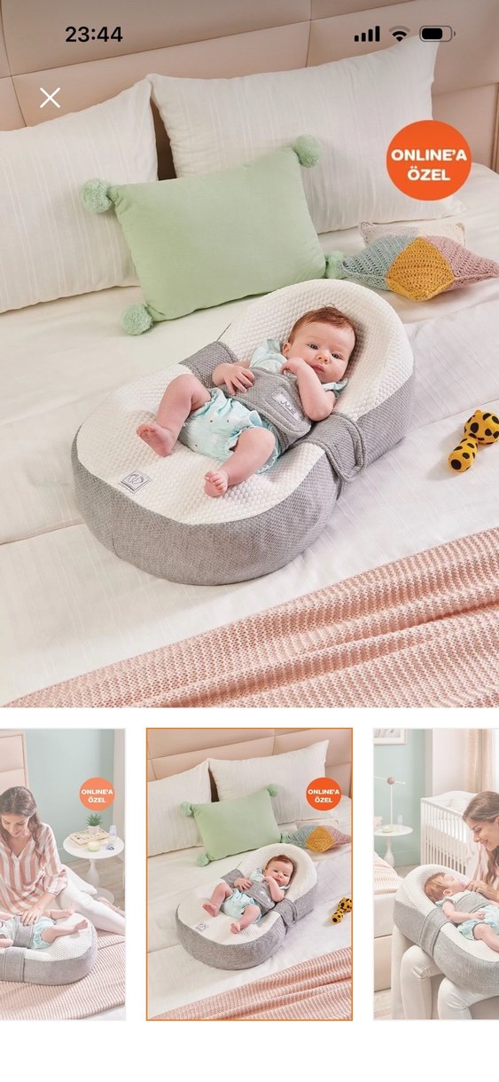 Yataş Mini Juno® Koruma Bantlı Yenidoğan Bebek Yatağı - Görsel 2