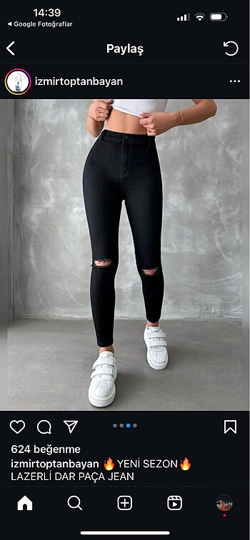 36 Beden Yüksel bel pantalon