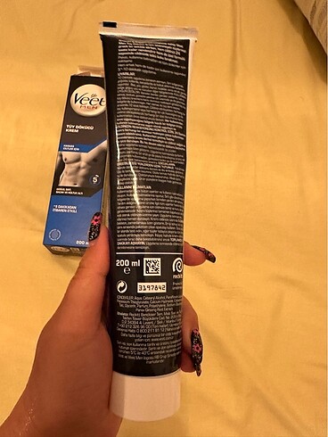 Beden Veet Men Erkeklere Özel Tüy Dökücü Krem Hassas Ciltler 200 ml, s