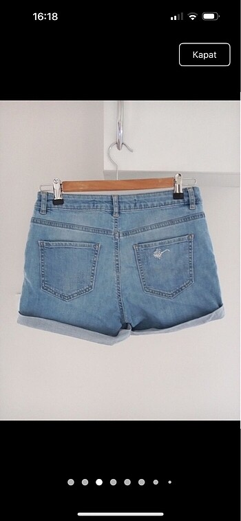 LC Waikiki Kadın jean şort , hiç bir defosu yoktur , uzunluk 33 cm ,bel 38 