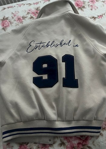 pull bear kolej ceket - Görsel 5