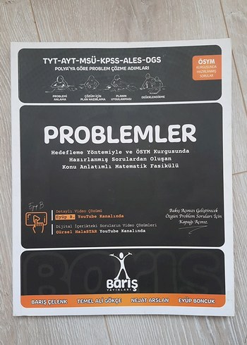 Barış Yayınları Matematik Problemleri Fasikülü