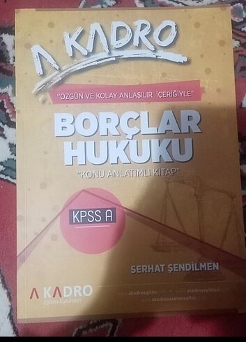 KPSS A hukuk kitapları