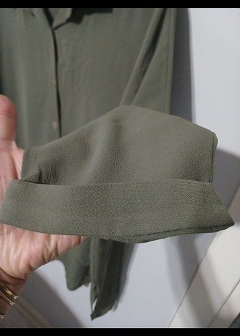 xl Beden Ambar marka Haki Kadın Gömlek