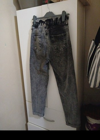 LC Waikiki Gri Denim Salaş Midi Kadın Kot Pantolon