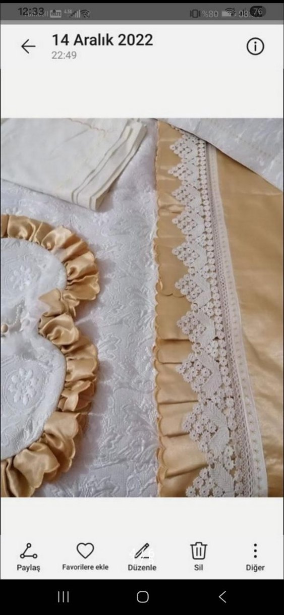 el işi dantelli baza firfirli carsafli
 Nevresim Takımı - Görsel 2