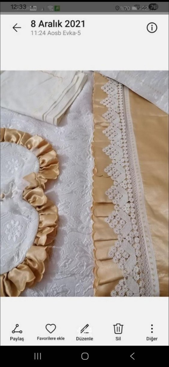 el işi dantelli baza firfirli carsafli
 Nevresim Takımı - Görsel 4