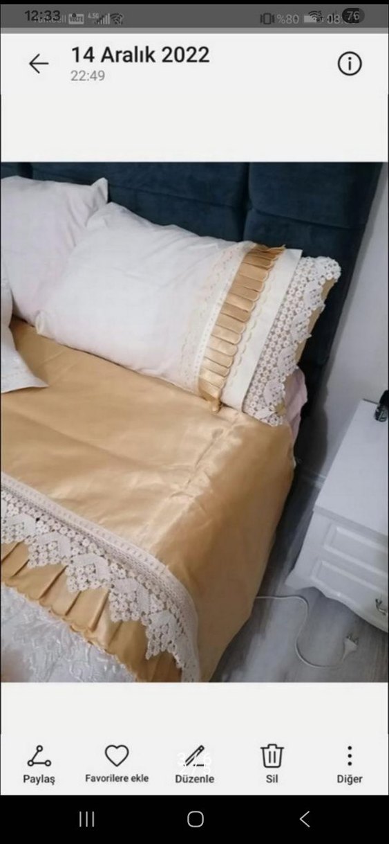 el işi dantelli baza firfirli carsafli
 Nevresim Takımı - Görsel 3