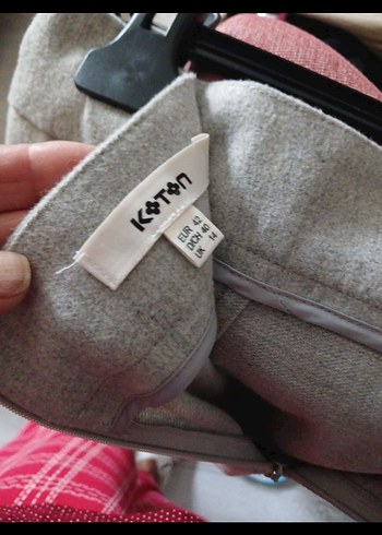 Gri kışlık bayan etek - Görsel 5