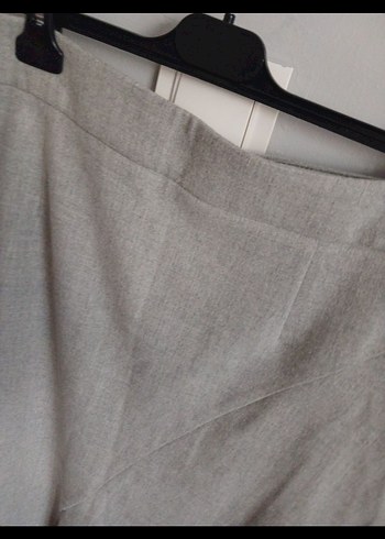 Gri kışlık bayan etek - Görsel 3