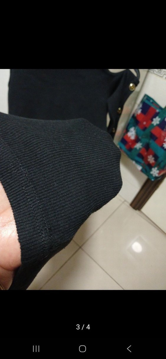 shein marka omuz detaylı triko elbise - Görsel 3