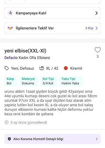bayan viskon elbise - Görsel 7