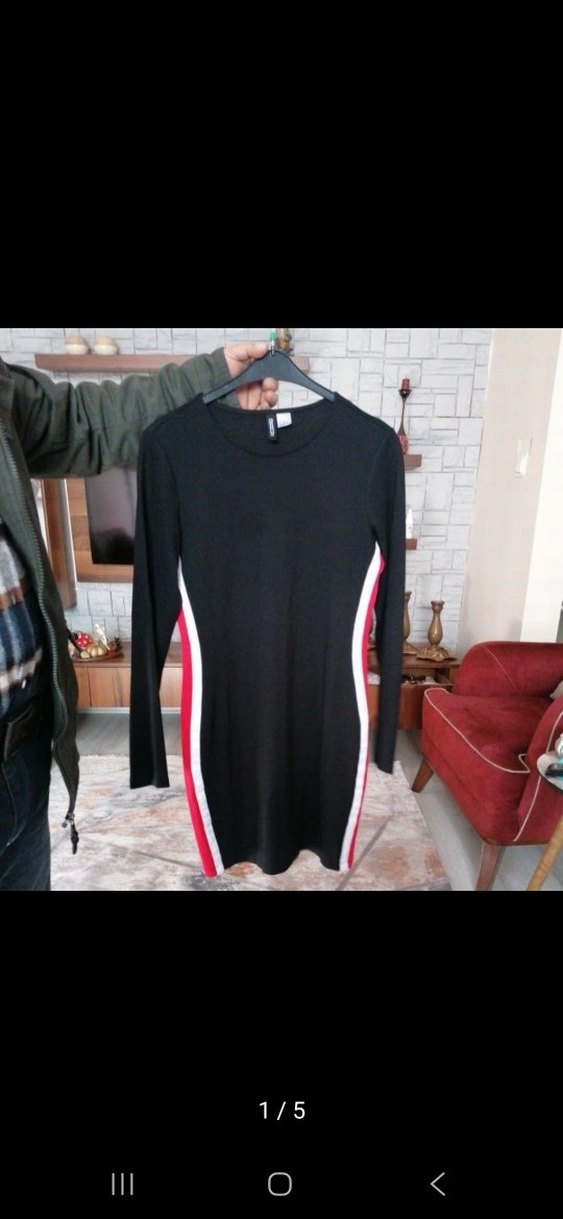 hm bayan mini elbise - Görsel 2