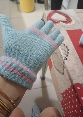 bayan yün eldiven - Görsel 2